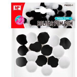 Pompón Bolsa bolita 10 unidades