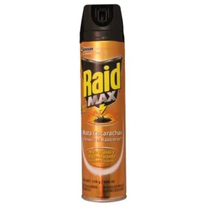 Insecticida En Aerosol Raid Max, Cucarachas E Insectos De 400ml