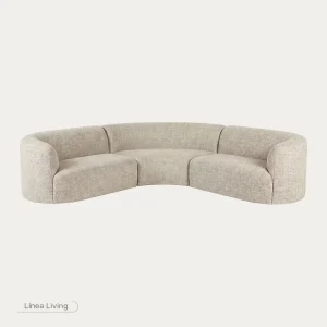 Sala modular Ponzetta en tela presto flax - Cl