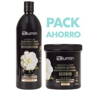 Pack XXL Champú + Mascarilla Carbón Activo y Extracto de Camelia Blumin