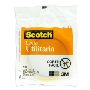 Cinta Utilitaria Scotch Mod. 508 3m 24x66 Bolsa