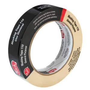 Masking Tape Tuk Tipo 110 | 24mm x 50m, Beige, Versátil 101020
