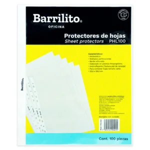 Protector de Hojas Barrilito PHL100 Carta