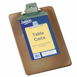 Tabla Acrilica Tamaño Carta Humo 2316HU
