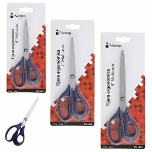 Tijeras Nextep Ergonómicas Multiusos | Acero Inoxidable 6", 7" y 8"