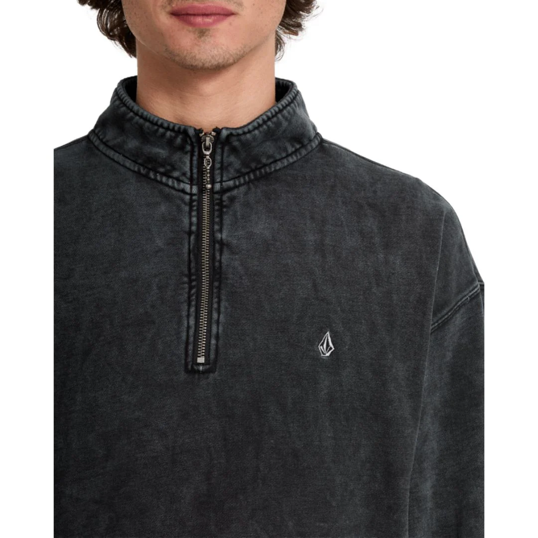 VOLCOM SINGLE STONE QUARTER ZIP | SUDADERA CON CAPUCHA Y MEDIA CREMALLERA - Imagen 6